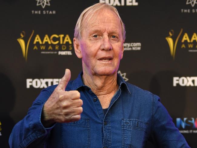 Australian comedian and actor Paul Hogan poses for a photograph after being announced as the recipient of the Longford Lyell Award ahead of the AACTA Awards in 2016. Picture: AAP