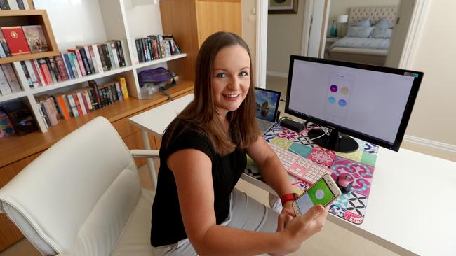 Fatigue management expert Kirsty McCulloch has developed an app that monitors working hours and rest levels. Picture: Kelly Barnes