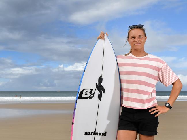 Keely Andrew has been training, waiting for the postponed world tour to start. Photo Patrick Woods / Sunshine Coast Daily.