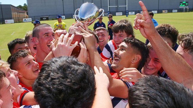 The Andrew Johns Cup grand final was won by the Roosters. Pic: Pic: Paul Barkley/LookPro