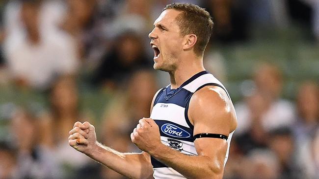 Cats captain Joel Selwood. Picture: Quinn Rooney/Getty Images