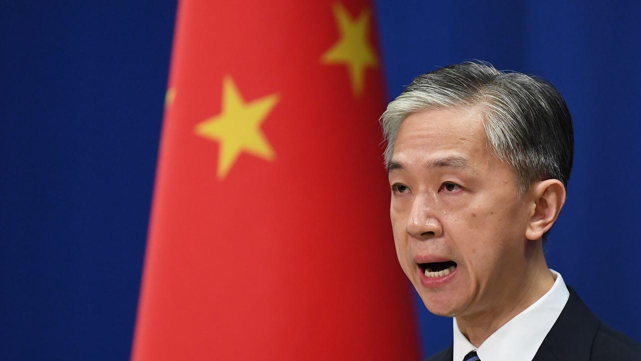 Chinese Foreign Ministry spokesman Wang Wenbin. Picture: GREG BAKER / AFP