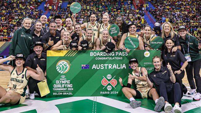 The Opals are on their way to Paris. Picture: FIBA