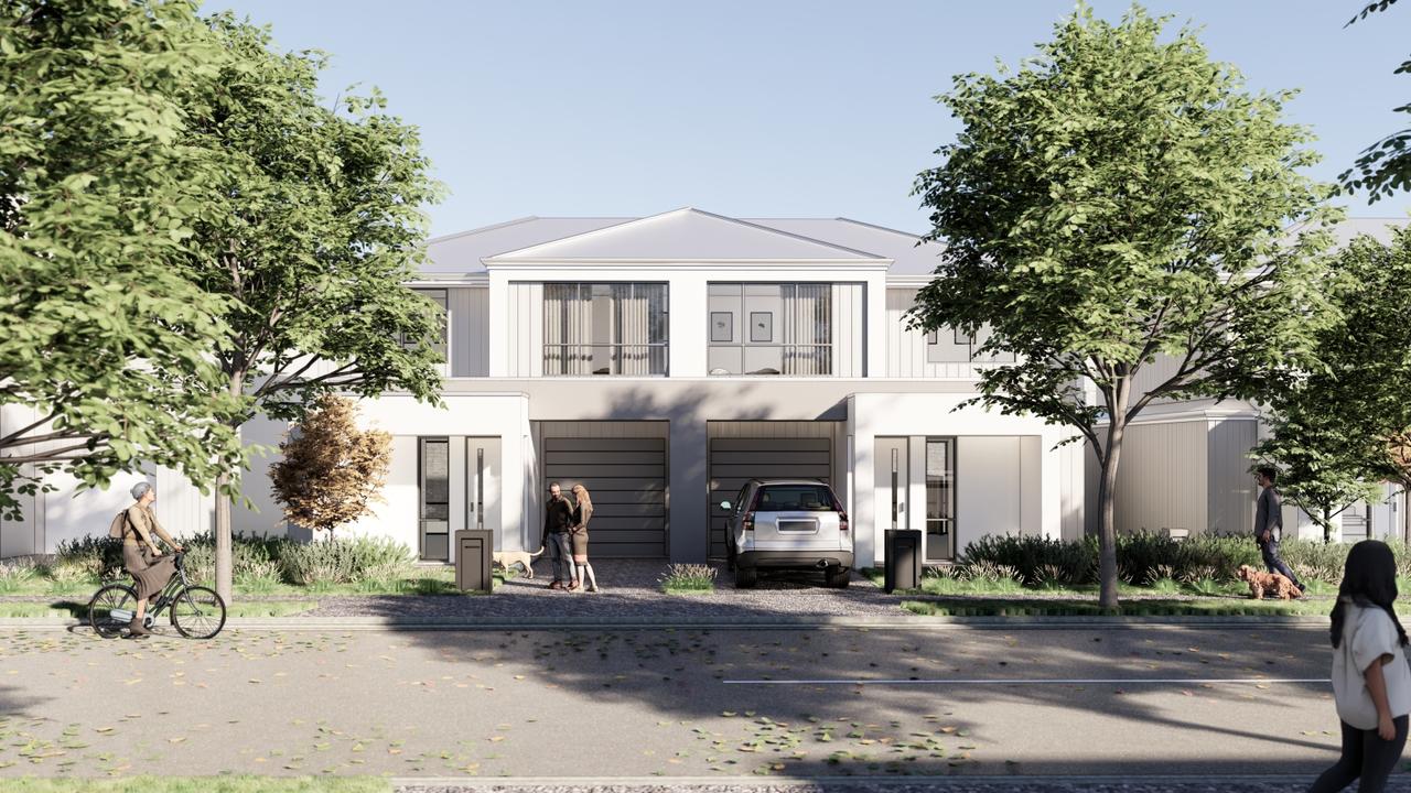 Artist impression of a proposed 1450-home housing development at Seaton. Picture: SA Government