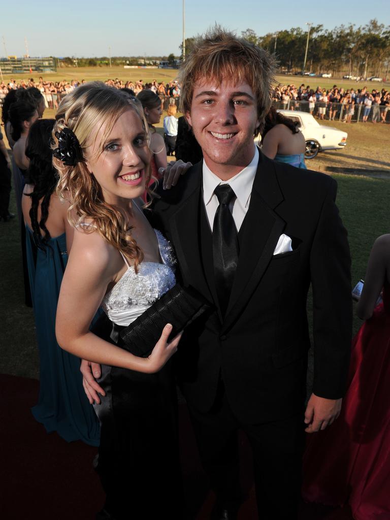 Brodie Egan and Sean Lomax at the Bundaberg High School Prom. Photo: Scottie Simmonds/NewsMail