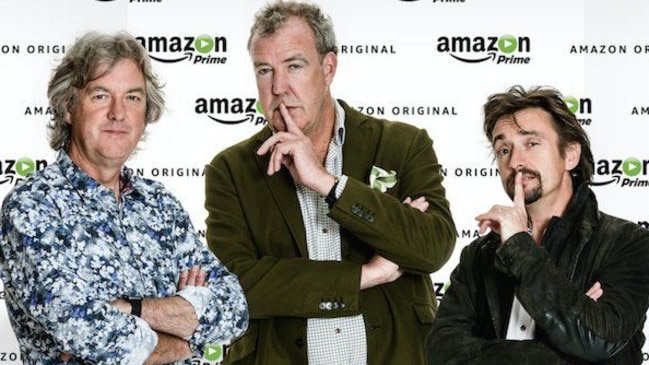 Clarkson, Hammond and May are no longer the BBC’s most valuable property. Pic: Amazon.