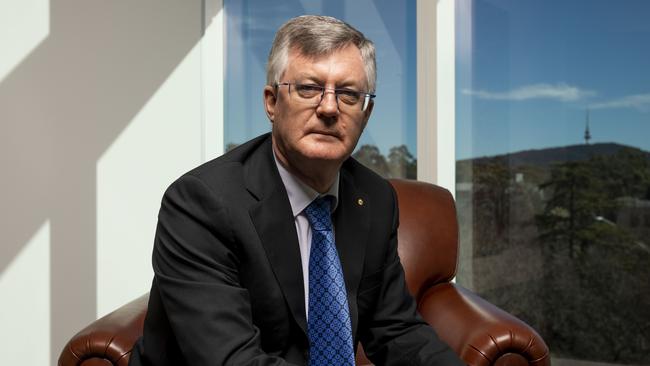 Martin Parkinson, the retiring secretary of the Department of the Prime Minister and Cabinet, in Canberra yesterday. Picture: Sean Davey