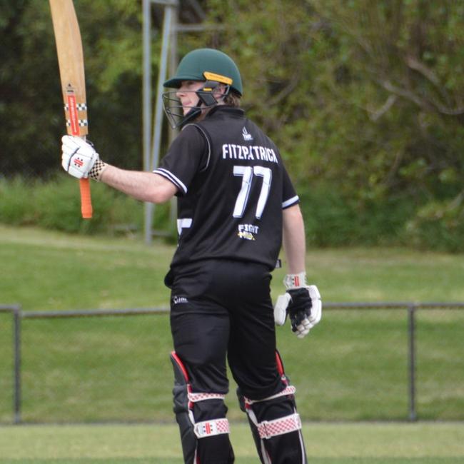 Liam Fitzpatrick produced his first Premier half-century last Saturday. Picture: Camberwell Magpies CC