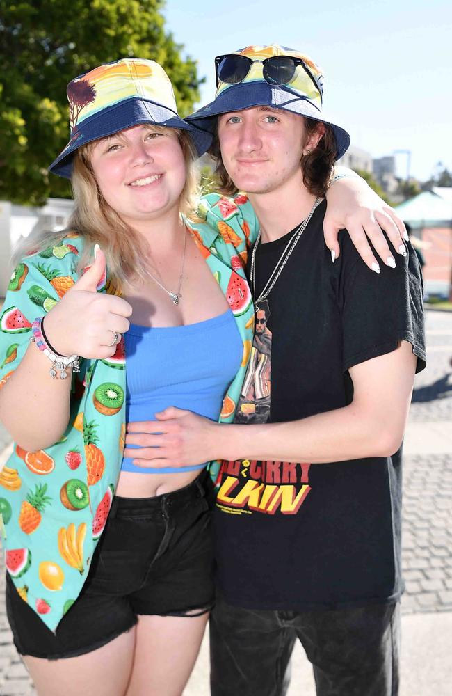 Lilly Trinder and Jayden Salvati at Caloundra Music Festival. Picture: Patrick Woods.