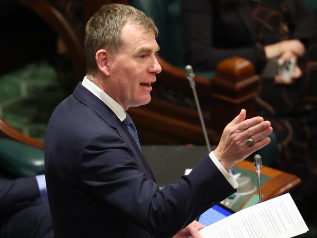 ADELAIDE, AUSTRALIA - NewsWire Photos May 14 2024: South Australian Minister for Planning Nick Champion during Parliament question time at Parliament in Adelaide. NCA NewsWire / David Mariuz