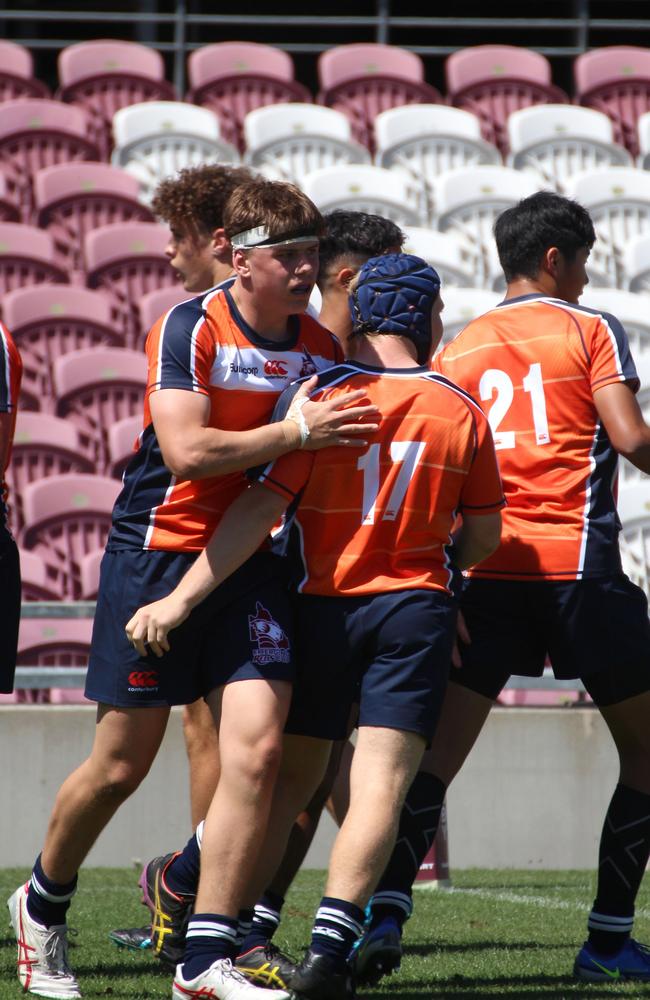 Emerging Reds Cup day 1 action between SEQ and Brisbane Grey in the Under 15s.