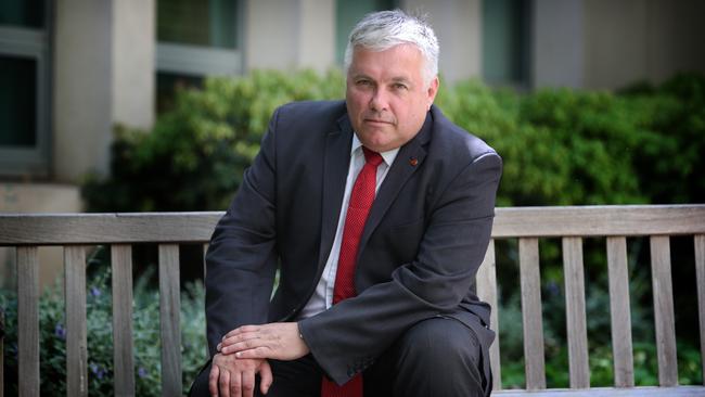 Senator Rex Patrick at Parliament House in Canberra. Picture: Kym Smith