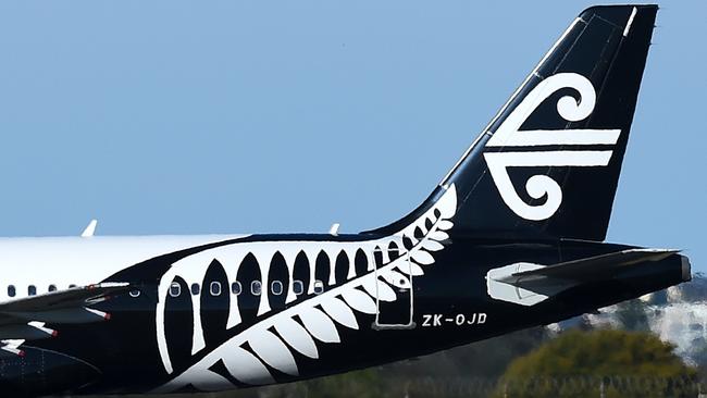 The alleged assault occurred on an Air NZ flight between Sydney and Auckland. Picture: AAP Image/Dan Himbrechts