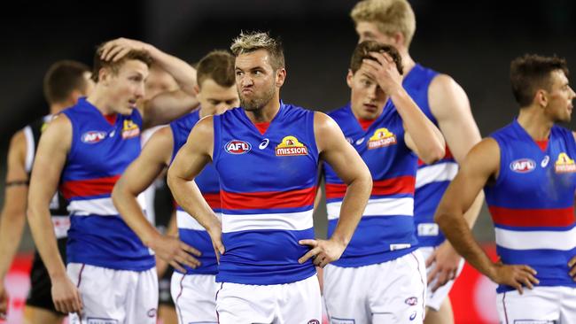 The Western Bulldogs are searching for answers after a 0-2 start to the season. Picture: Getty Images