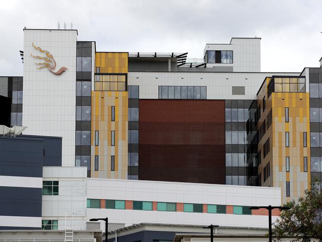 DAILY TELEGRAPH - 12 DECEMBER, 2021. The new Campbelltown Hospital redevelopment is nearing completion. Picture: Toby Zerna