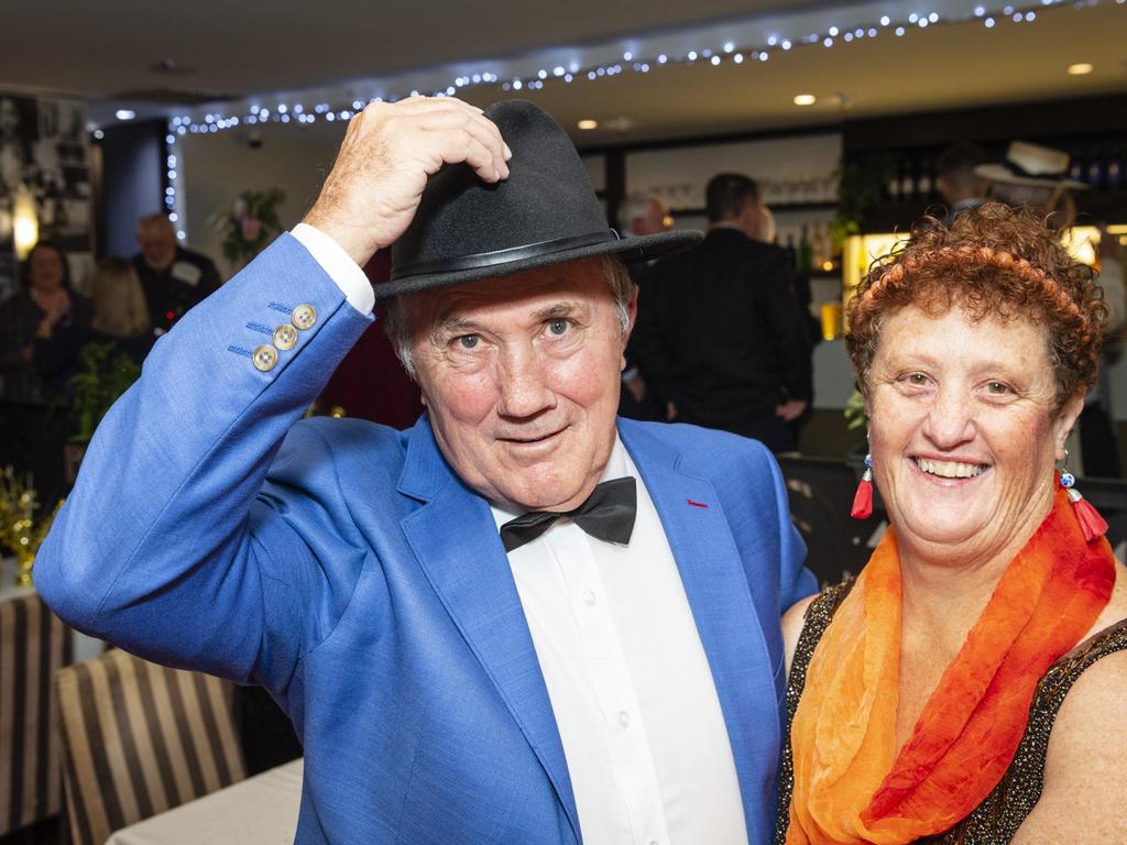 Ron Cullen and Joy Hill as Centro Italian Ristorante at Toowoomba Central Plaza opens with a Gatsby cocktail party, Friday, May 12, 2023. Picture: Kevin Farmer