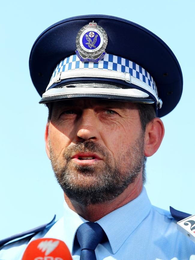 Superintendent Mark Hutchings of the NSW Police Marine Area Command. Picture: Hollie Adams/The Australian