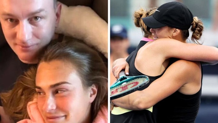 World number two Aryna Sabalenka returned to the court for the first time since the death of her former boyfriend earlier this week.