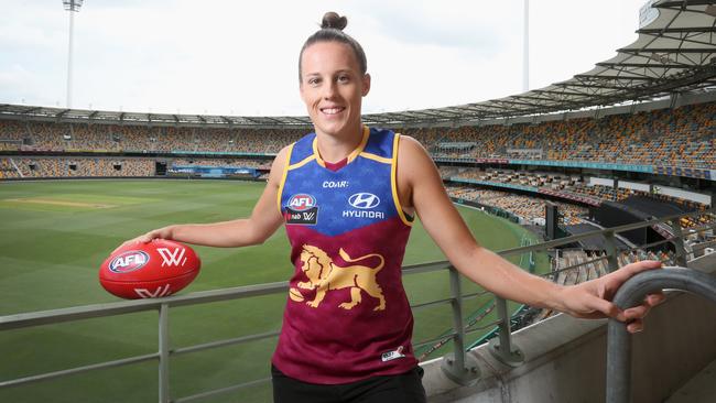 Brisbane captain Emma Zielke at the Gabba. Picture: Jono Searle