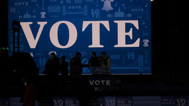 Far more Americans have voted early than ever before, by post and in person. Picture: AFP