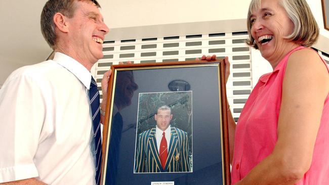 Andrew Symonds had already been initiated into the school’s sporting hall of fame.