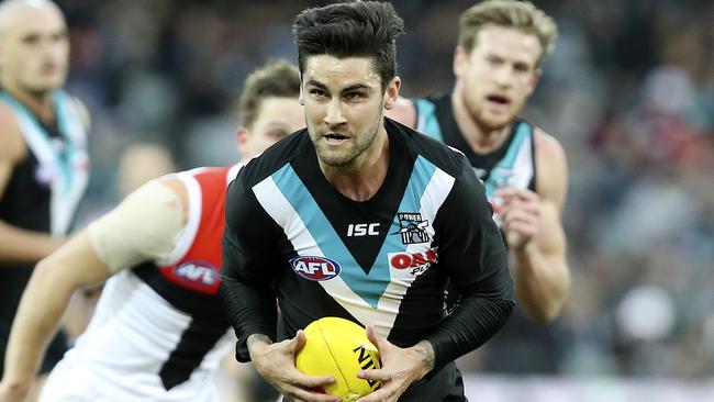 Chad Wingard wants to join Hawthorn. Picture: Sarah Reed