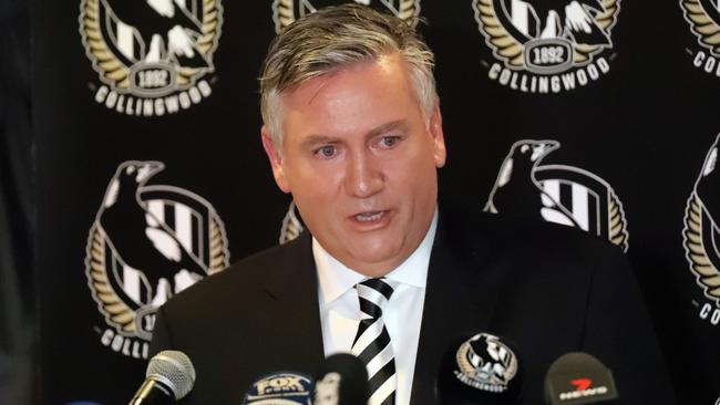 McGuire stepped down as Collingwood president after the 2021 season. . Picture: Alex Coppel.