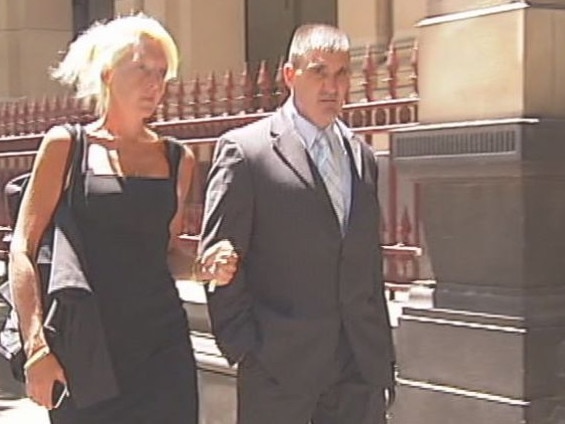 Pasquale Barbaro (right) and Nicola Gobbo arriving at court. Picture: ABC News