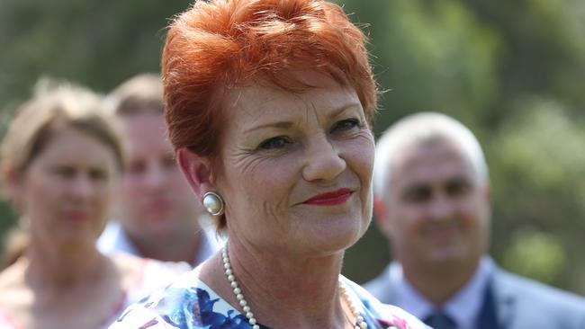 One Nation leader Pauline Hanson has also been inspired by the Trump phenomenon.