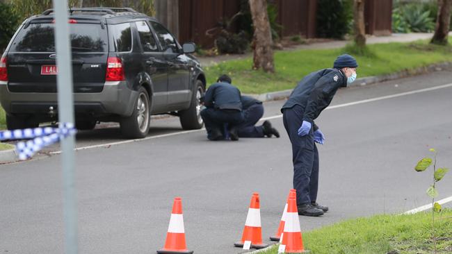 Authorities are combing the scene for evidence. Picture: NCA NewsWire / David Crosling