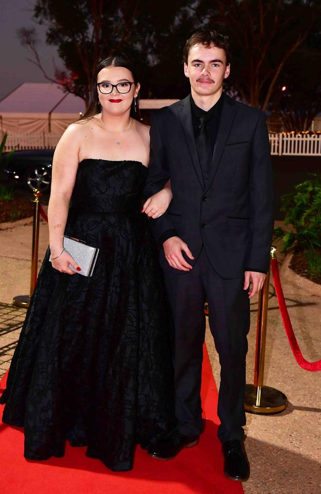 Natasha Handford and Jae Minnett at year 12 formal, Unity College. Picture: Patrick Woods.