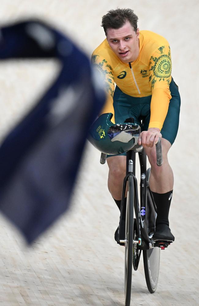 Matthew Richardson in Paris where he won a silver and bronze medal for Australia. Picture: Hu Huhu/Xinhua via Getty Images