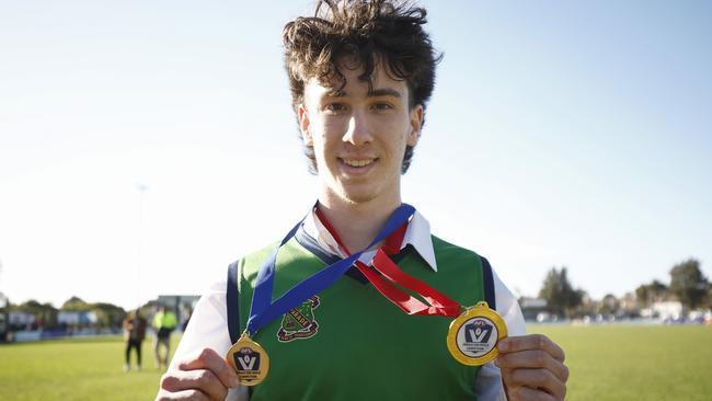 Seb Murphy named best-on-ground in Parade’s intermediate boys premiership last year.