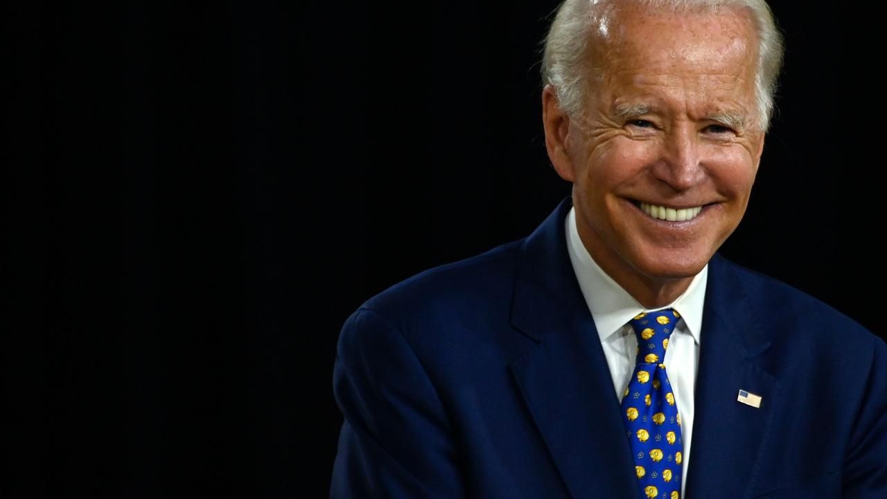 It’s not all smiles inside the Biden camp. Picture: Andrew Caballero-Reynolds/AFP