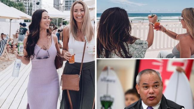 Gold Coast Mayor Tom Tate has branded opponents to the beach bar as "whingers" who should leave the city.