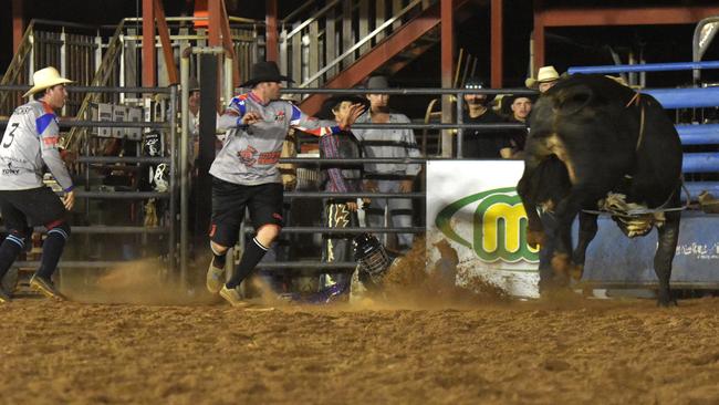 Action from Round 1 of the 2024 Noonamah Tavern Rodeo, Saturday May 26. Picture: Darcy Jennings.