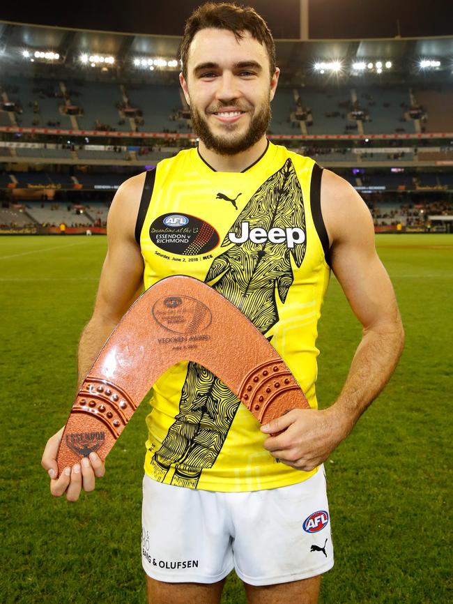 Shane Edwards won the Yiooken Award for best on ground.