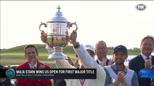 Stark wins US Open - Claims 1st Major