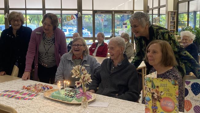 War veteran Bill Pierce recently celebrated his 103rd birthday. Picture: Supplied