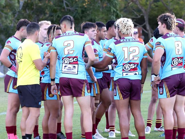 The Langer Trophy Rugby league, the teams are Keebra Park SHS v Wavell SHS, at Wavell SHS, on Wednesday 19th July 2023 - Photo Steve Pohlner