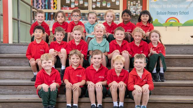 Bellaire Primary School Prep HH Backrow L-R: Archie Wilson, Eva Mohammadi, Jenson Fice, Ruby Schram, Mia Hodgson, Evin Pethiyagoda, Caroline Nguyen Middle Row L-R: Gabriel Lo, Henry Dobson, Jimmy Crockart, Alexa Honey, Max Leary, Ruby McCaughan, Linnea Corbett Front Row L-R: Frankie Tregellas, Rafferty Sheehan, William Cooper, Charlie Kellam, Easton McAllester