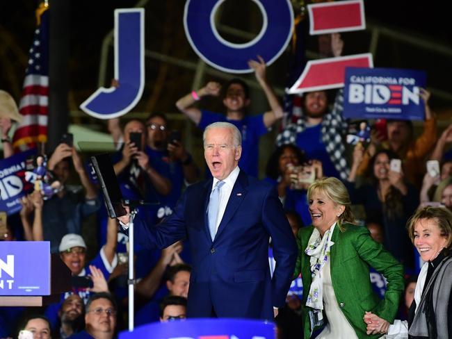 Democratic presidential hopeful former Vice President Joe Biden. Picture: Frederic J. Brown