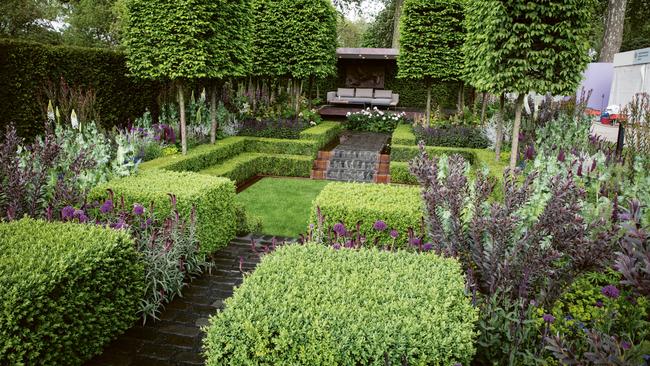 Beautiful: Albone’s Chelsea Flower Show design. Picture: Mark Vessey