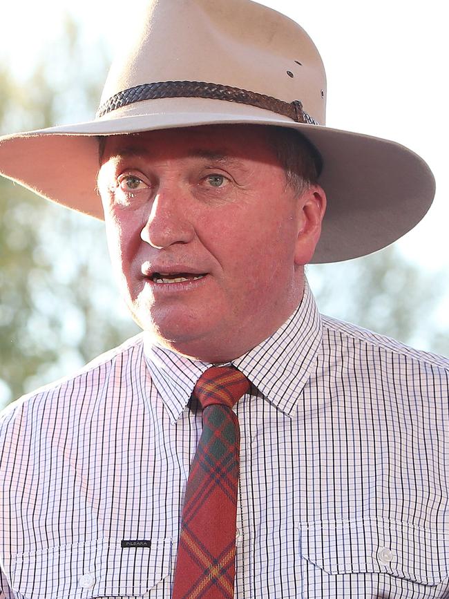 ... and Nationals MP Barnaby Joyce. Picture: Kym Smith