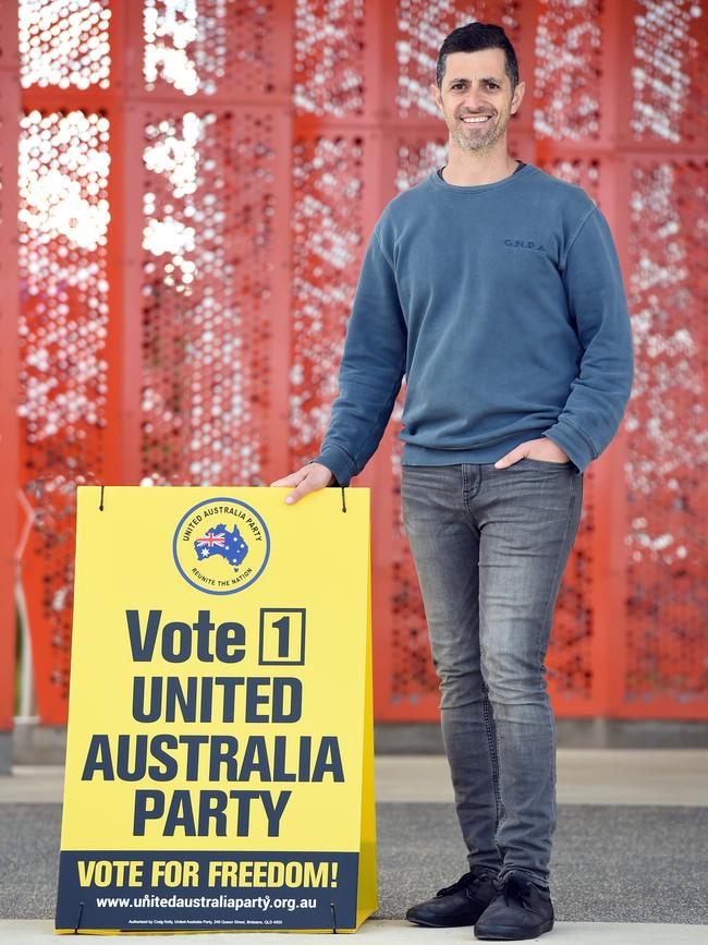 Daniel Abou-zeid from the United Australia Party.