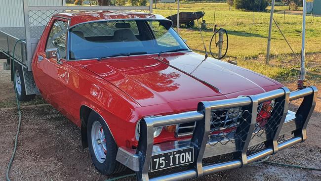 James Hurley, of Narrandera NSW, says his Holden 1975 HJ 1 tonner is a real head-turner. "She's the definition of old school bns ute and an Australian icon. She turns heads anywhere I go," he says.