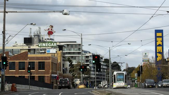 There are fears the sign has already become swamped by development. Picture: Sarah Matray