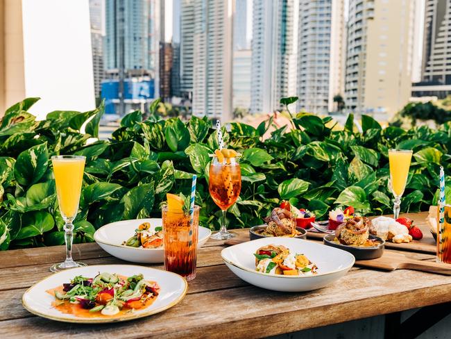 Fiume Rooftop Bar at Crystalbrook Vincent Hotel has views to match the food.