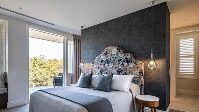 Soft-as-butter bed: the bedroom in one of the Montville House suites at Spicers Clovelly.