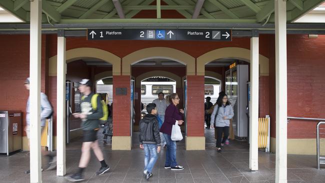 The attack took place aboard a train stopped at Fairfield station.